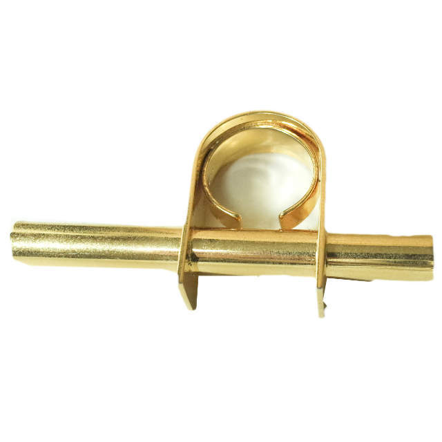 TOGA トーガ Cylinder Ring デザインリング 15号 ゴールド SCARF RING 指輪 アクセサリー g11494_画像2