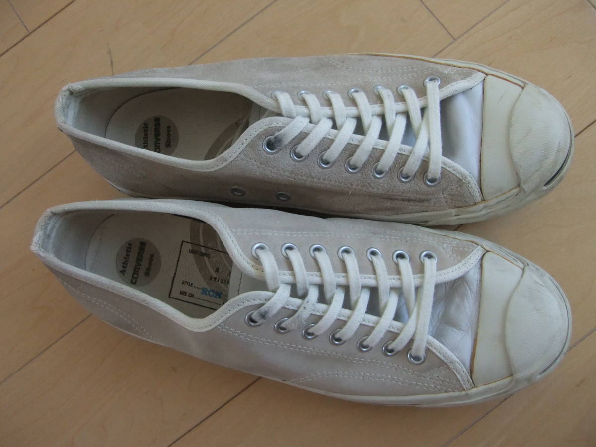 28.0 US9.5 N HOLLYWOOD RON HERMAN CONVERSE JACK PURCELL エヌハリウッド ロンハーマン ジャックパーセル スエード キャンバス_画像2