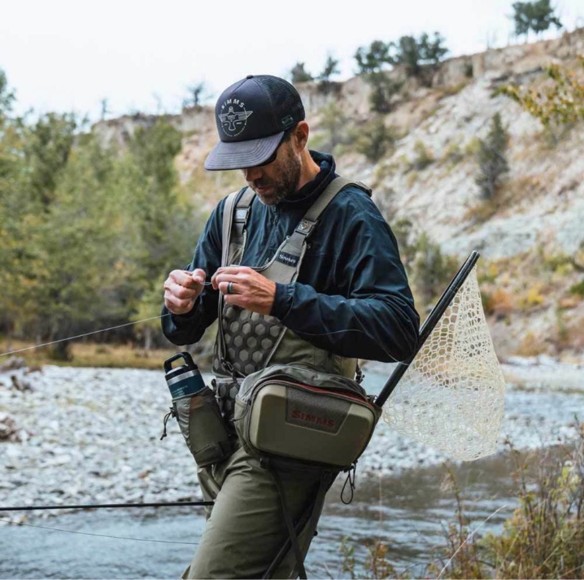 SIMMS シムス FLYWEIGHT HIP HYBRID SYSTEM + FLYWEIGHT NET SIMMS シムス FLYWEIGHT HIP HYBRID SYSTEM + FLYWEIGHT NET
