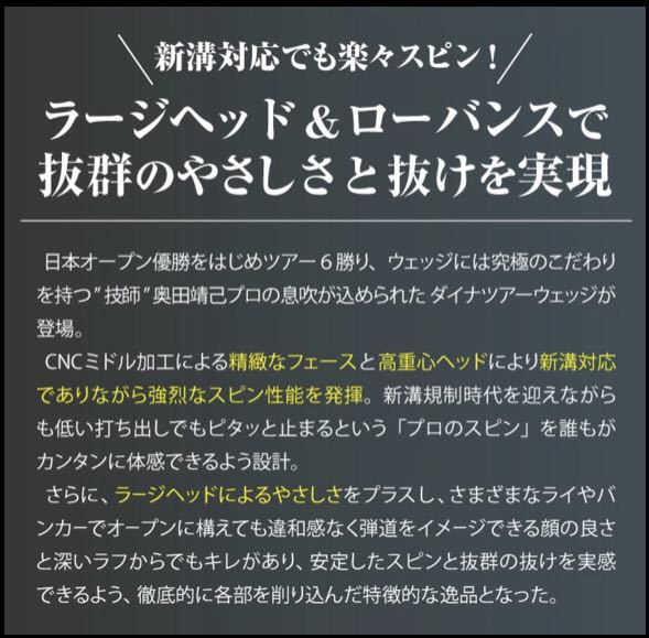 【軟鉄ヘッド】RTX ボーケイ MG3 ステルス JAWS ゼクシオ パラダイム MP より止まり奥田プロ絶賛 ワークスゴルフ ダイナツアー ウェッジ_画像5