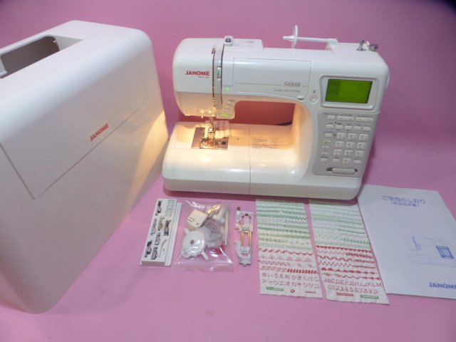 ☆美品☆ジャノメ高級コンピューターミシン S8880 型式844☆②②