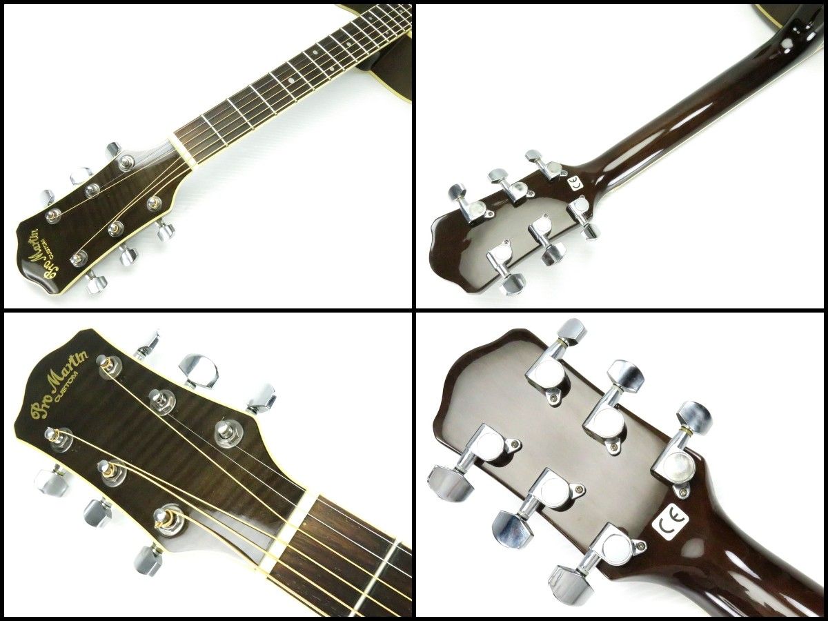 pro martin プロ マーティン EA 500 虎杢 カスタム エレアコ pro martin プロ マーティン EA 500 虎杢 カスタム エレアコ