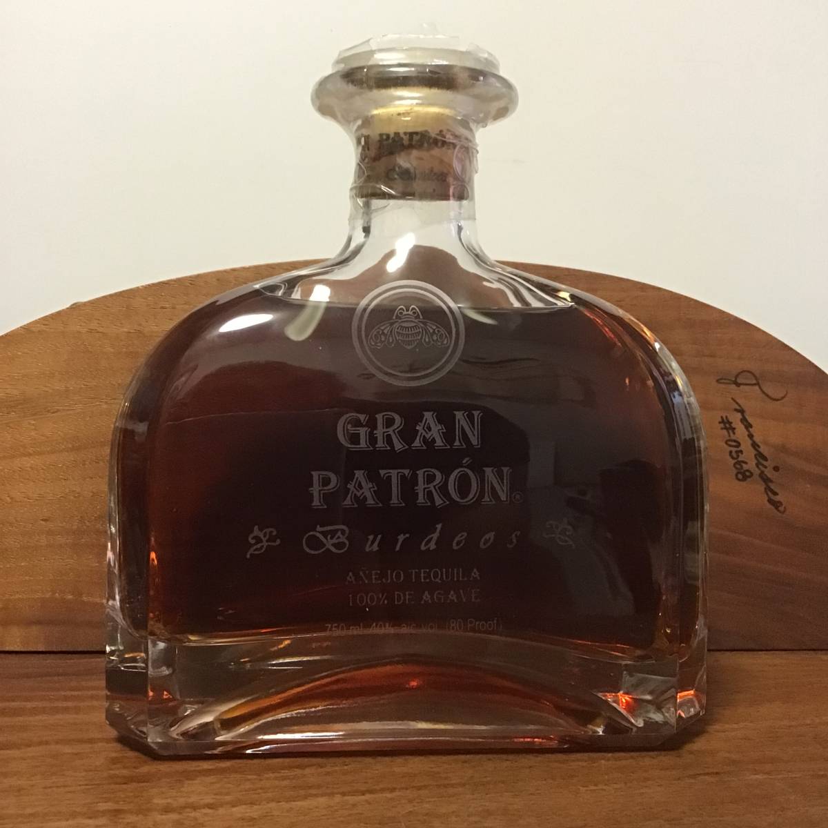  super valuable [ the first times Release not yet . plug ]GRAN PATRON BURDEOS ANEJO no.0568pato long extra premium ane ho tequila 40% 750ml Spirits 