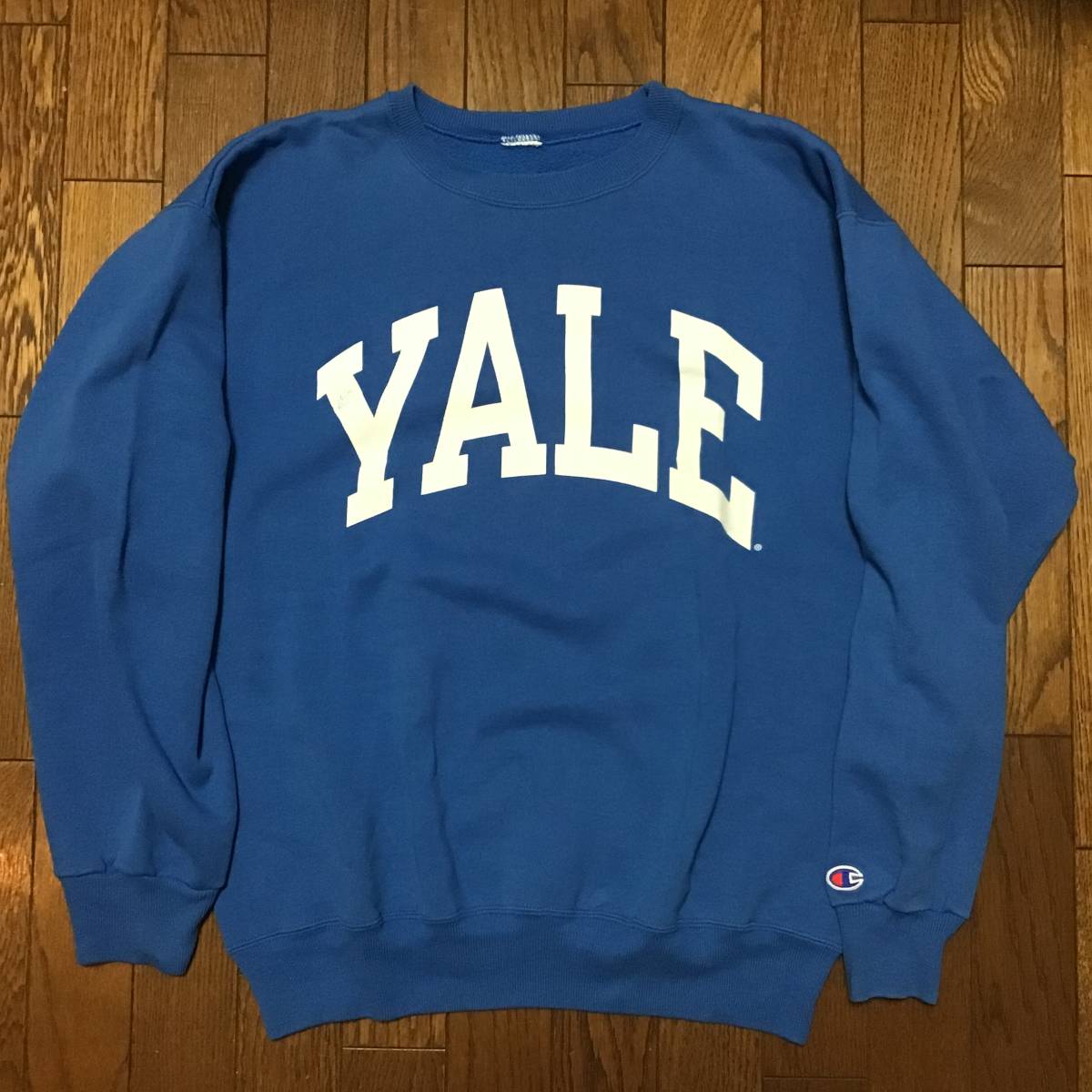 CHAMPION YALE イエール 90s 青刺繍タグ Vintage スウェット ブルー