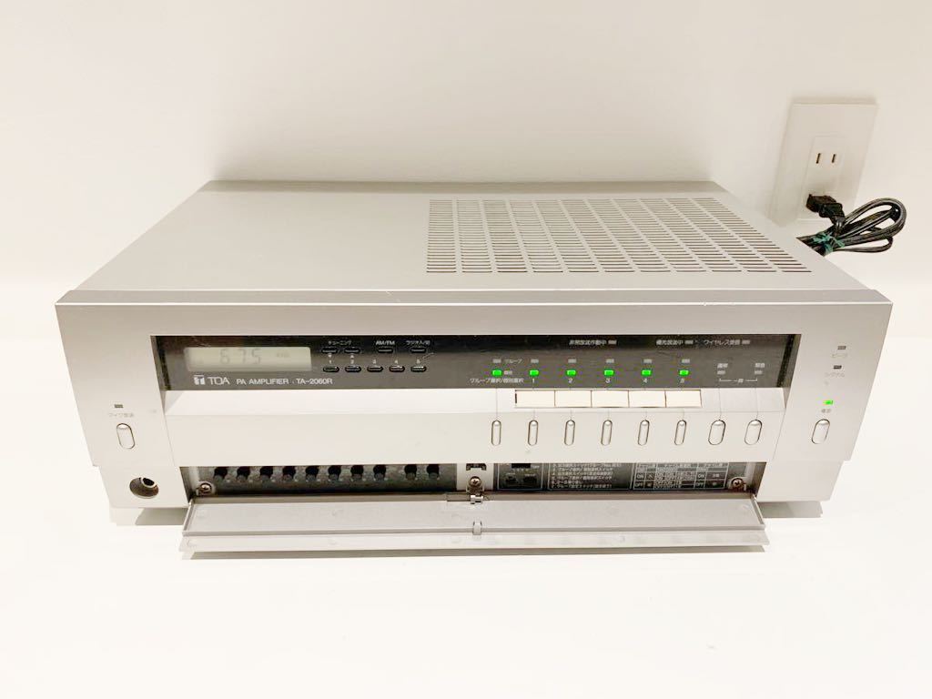 TOA TA-2060R ラジオ機能付き 卓上型PAパワーアンプ 60W 5局