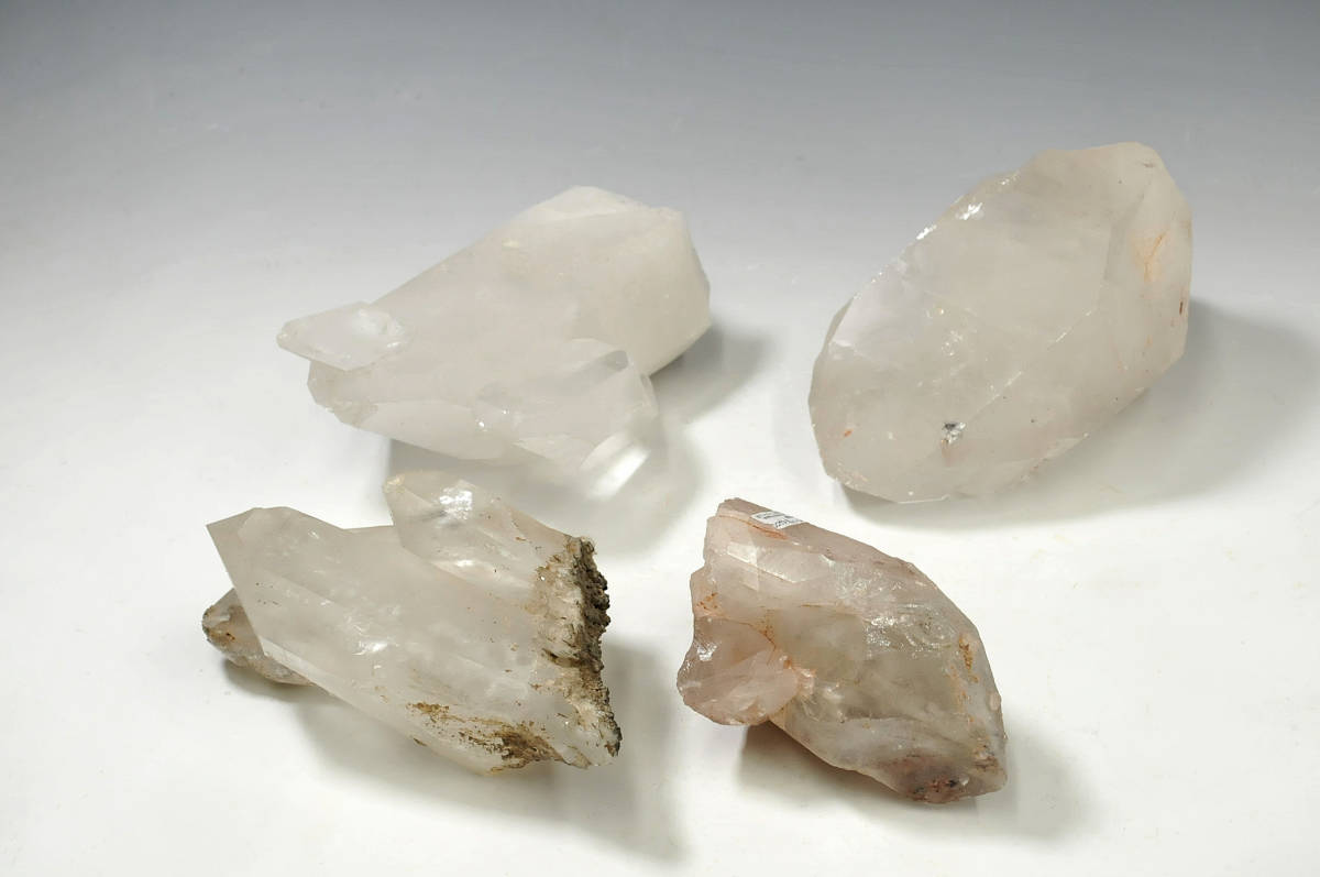 鉱石】 ヒマラヤ水晶 ブラジル産水晶 パキスタン インド北部 4点まとめ