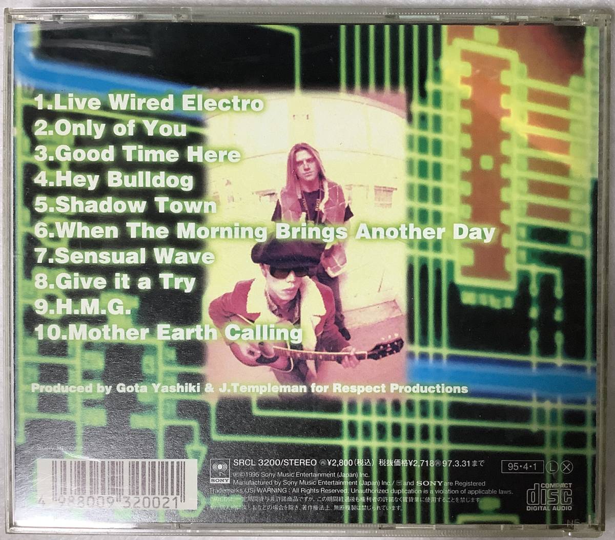 【洋楽CD】 Gota & The Low Dog (ゴタ＆ザ・ロードッグ) 『Live Wired Electro』SRCL-3200/CD-16349_画像2