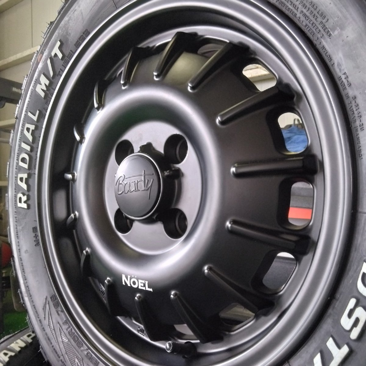 新発売 Noel ハスラー タフト デリカミニ ウェイク スペーシアギア MUDSTAR Radial MT 165/60R15 165/65R15 15インチ タイヤホイール_画像3