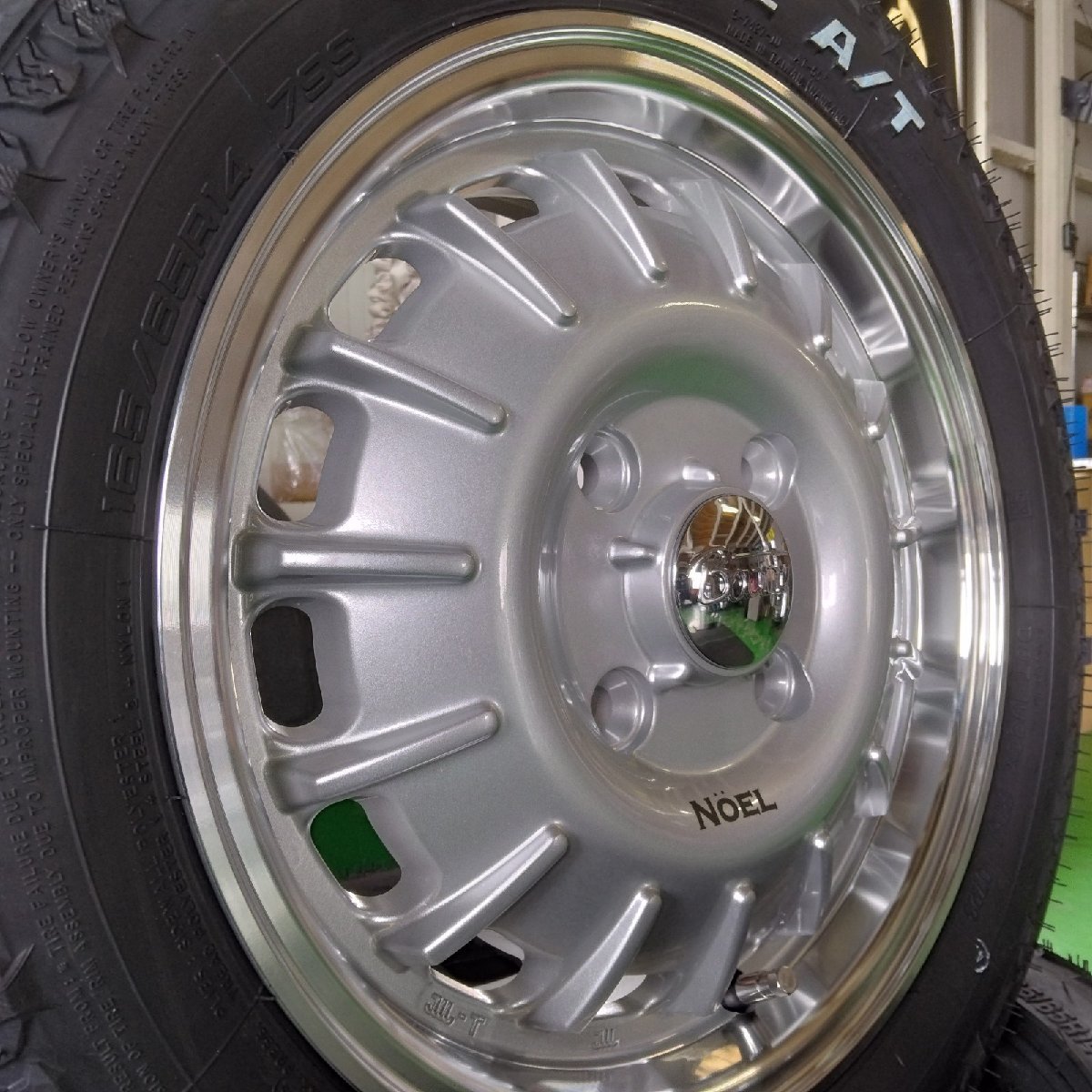 新発売 Noel ハスラー タフト デリカミニ ウェイク スペーシアギア MUDSTAR Radial AT 165/60R15 15インチ タイヤホイールセット_画像5