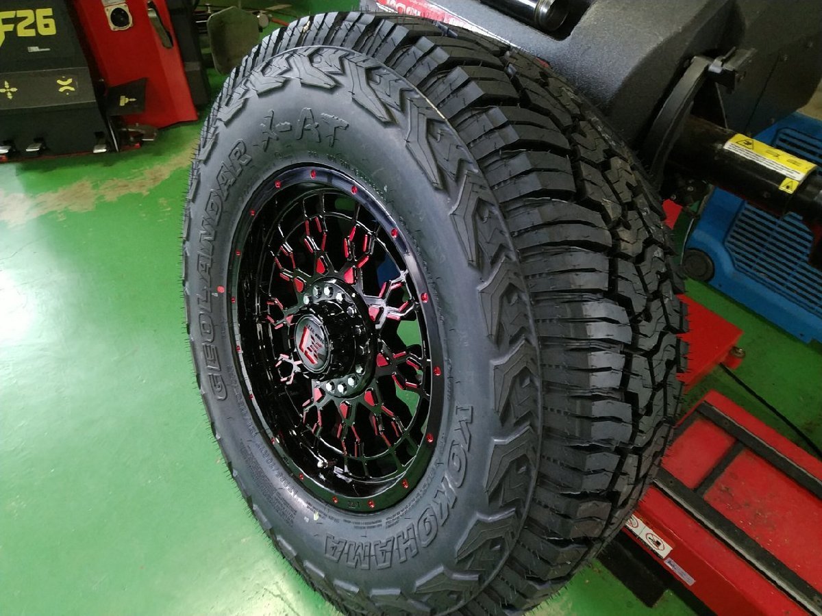 ジープ Jeep JL JK ラングラー タイヤホイールセット LEXXEL PreDator ヨコハマ ジオランダーX-AT 265/65R17 265/70R17 285/70R17 17インチ_画像4