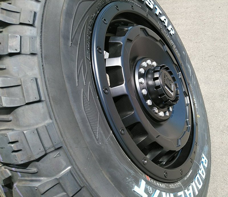 デリカ D5 タイヤホイールセット マッドタイヤ マッドスターラジアルMT 215/70R16 16インチ SwaGGer 新品4本セット_画像6