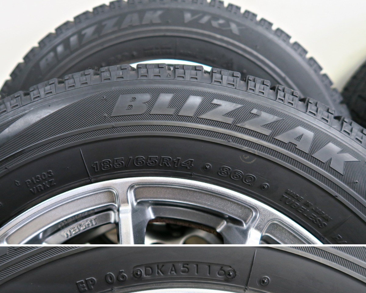 ★シュナイダー☆VRX 185/65R14☆5.5J 38 PCD100 4H☆美品！★_画像7