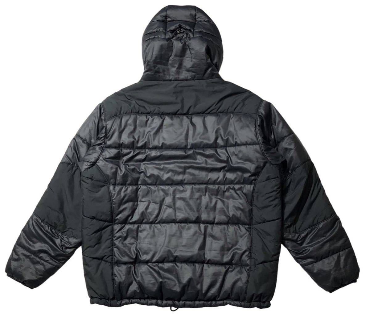 ● patagonia パタゴニア ● ロゴ ラベル 中綿入り ダブルジップ ダスパーカ ジャケット ブラック L_画像3