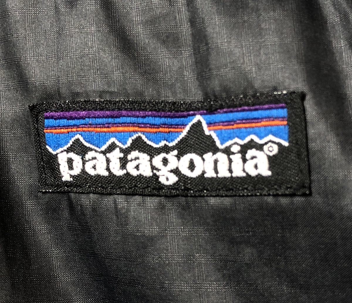 ● patagonia パタゴニア ● ロゴ ラベル 中綿入り ダブルジップ ダスパーカ ジャケット ブラック L_画像5