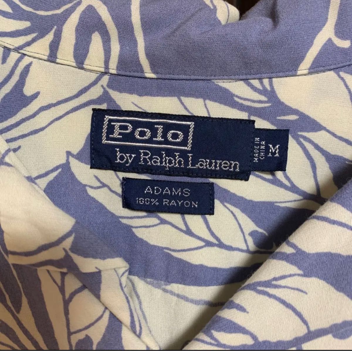 Polo by Ralph Lauren レーヨン　アロハシャツ　ADAMS