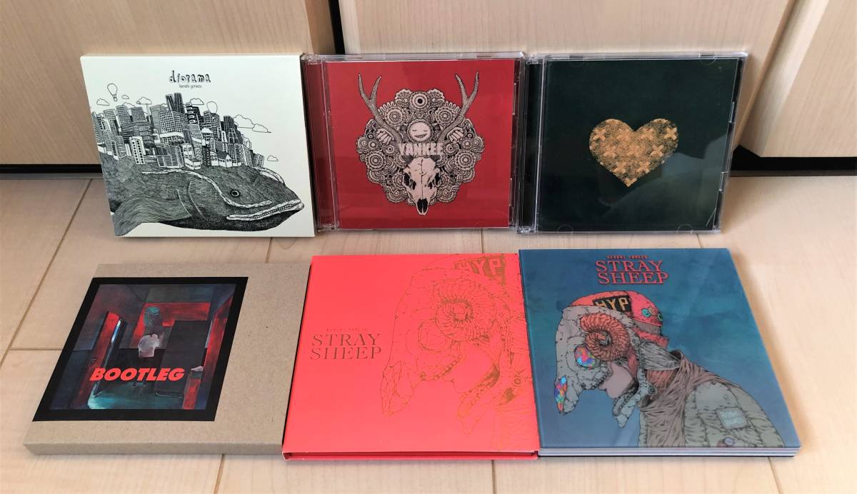 ■送料無料■ 米津玄師 アルバム 全5枚セット diorama / YANKEE / Bremen / BOOTLEG / STRAY SHEEP 初回限定盤 映像盤 CD+DVD CD+BD_画像2