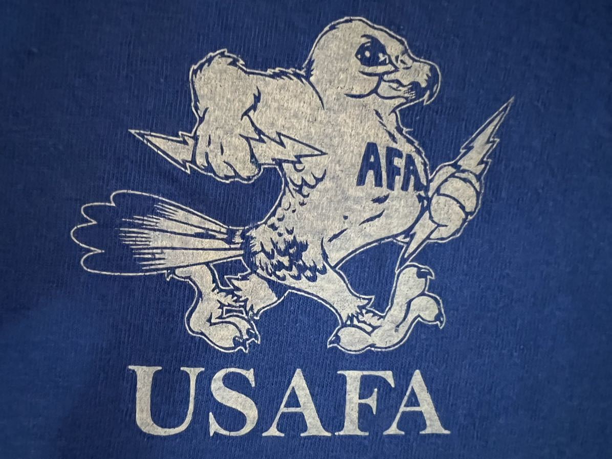 新品未使用　MADE IN USA USAFA コットンTシャツ GILDAN製　MEDIUM エアフォースブルー_画像2