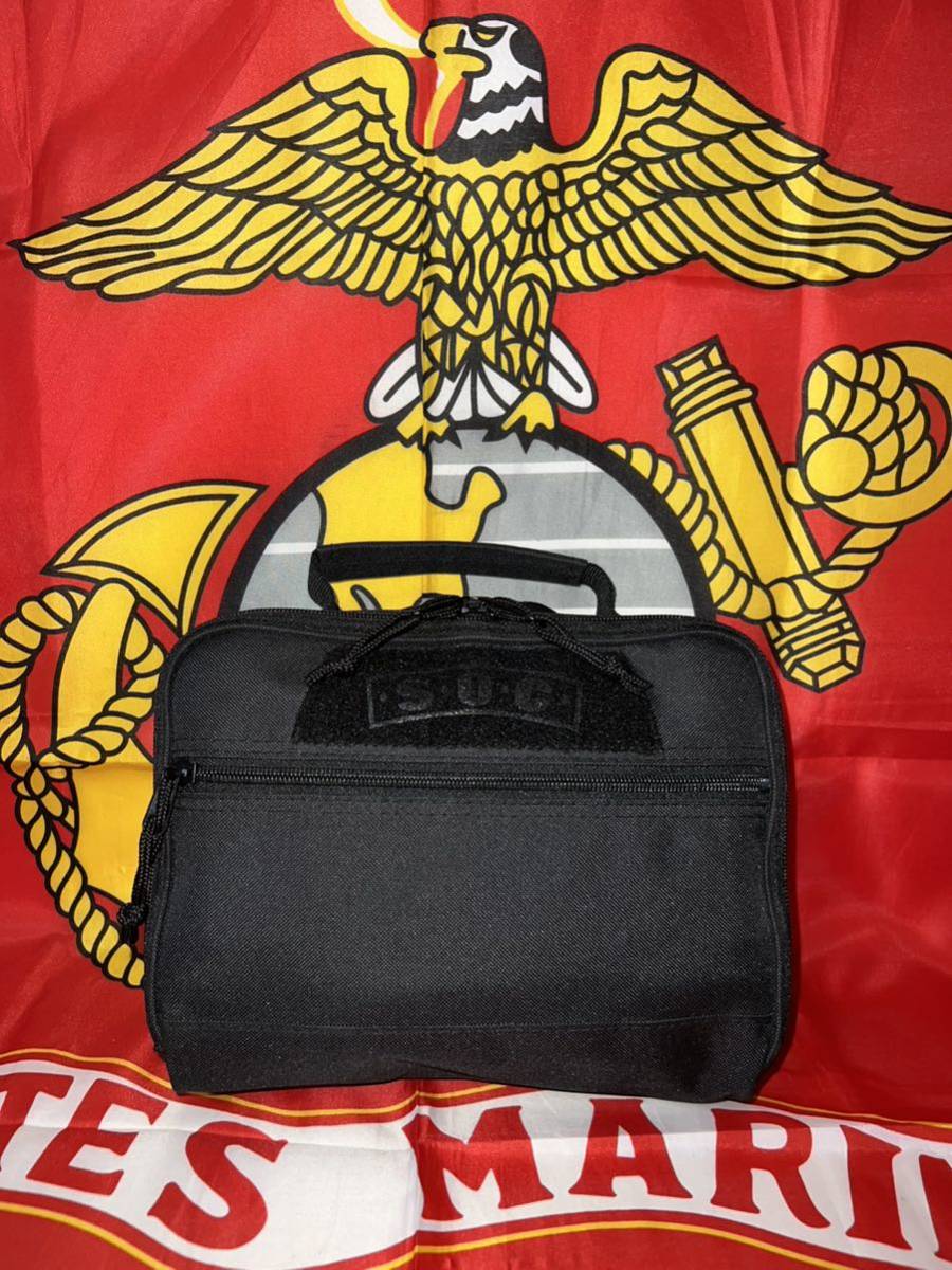 中古美品　MADE IN USA USMC S.O.C トラベルポーチ　BLACK_画像1