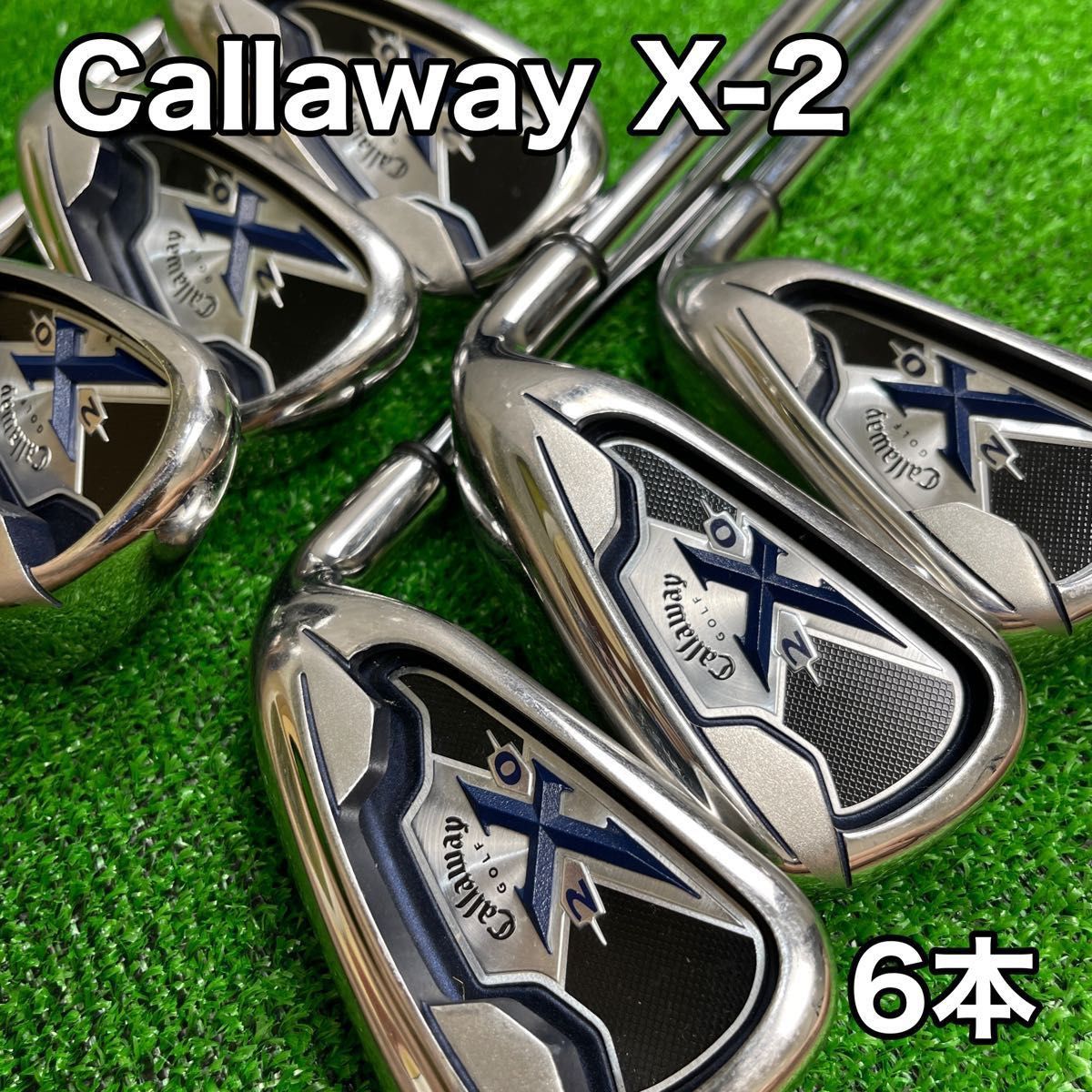 良品】Callaway キャロウェイ X-2 6本-