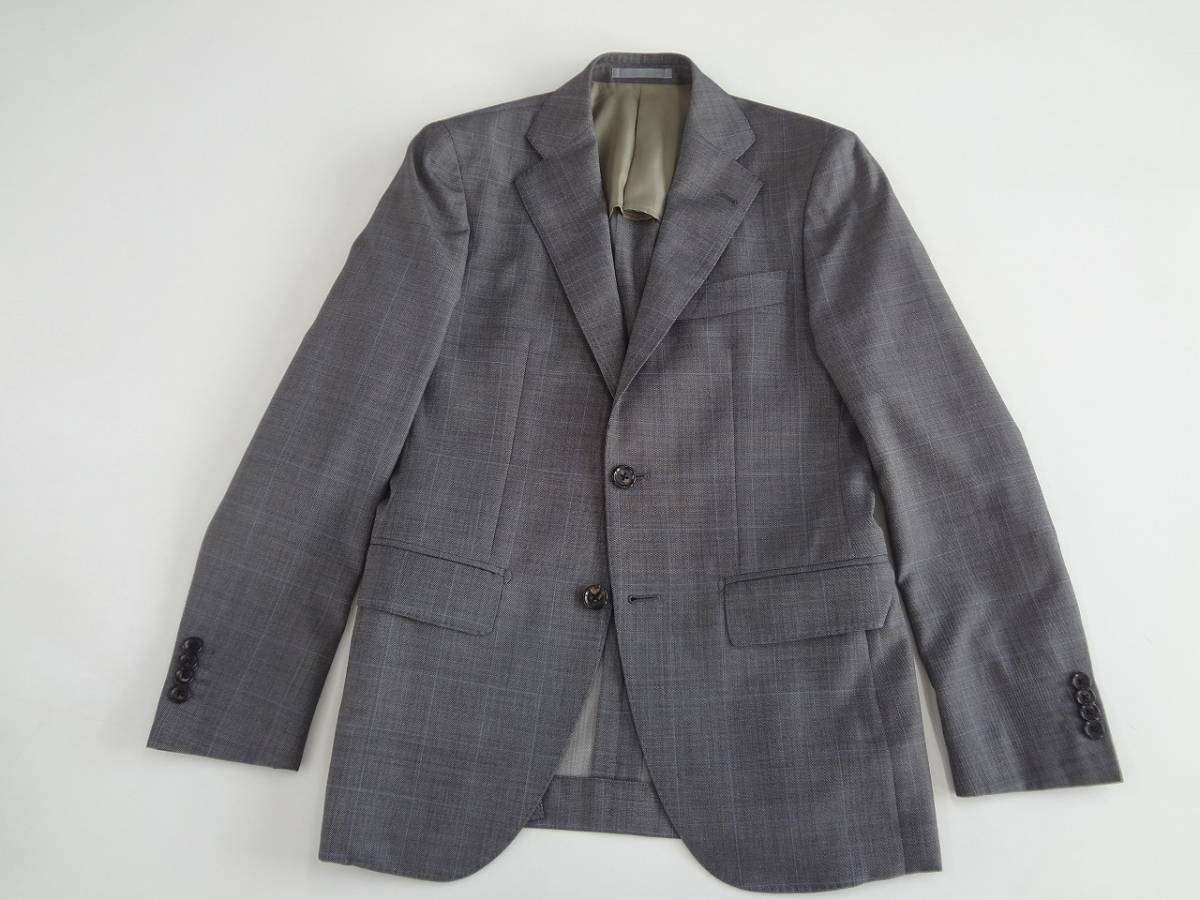 DRAGO ドラゴ　生地 ウール100％　suit スーツ　3シーズン　サイズ36　grey/チェック オンリー only 未使用品です_画像4