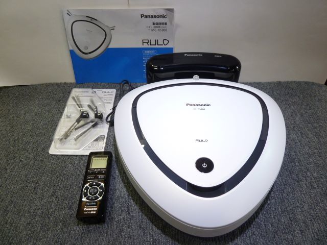 □ 美品 Panasonic ロボット掃除機 RULO MC-RS300 ホワイト/動作確認済