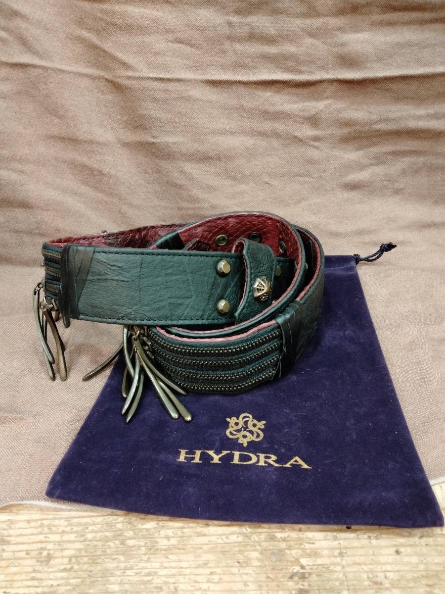 HYDRA ヒドラ ベルト　新品　HBK007　ジッパー　Ｍ