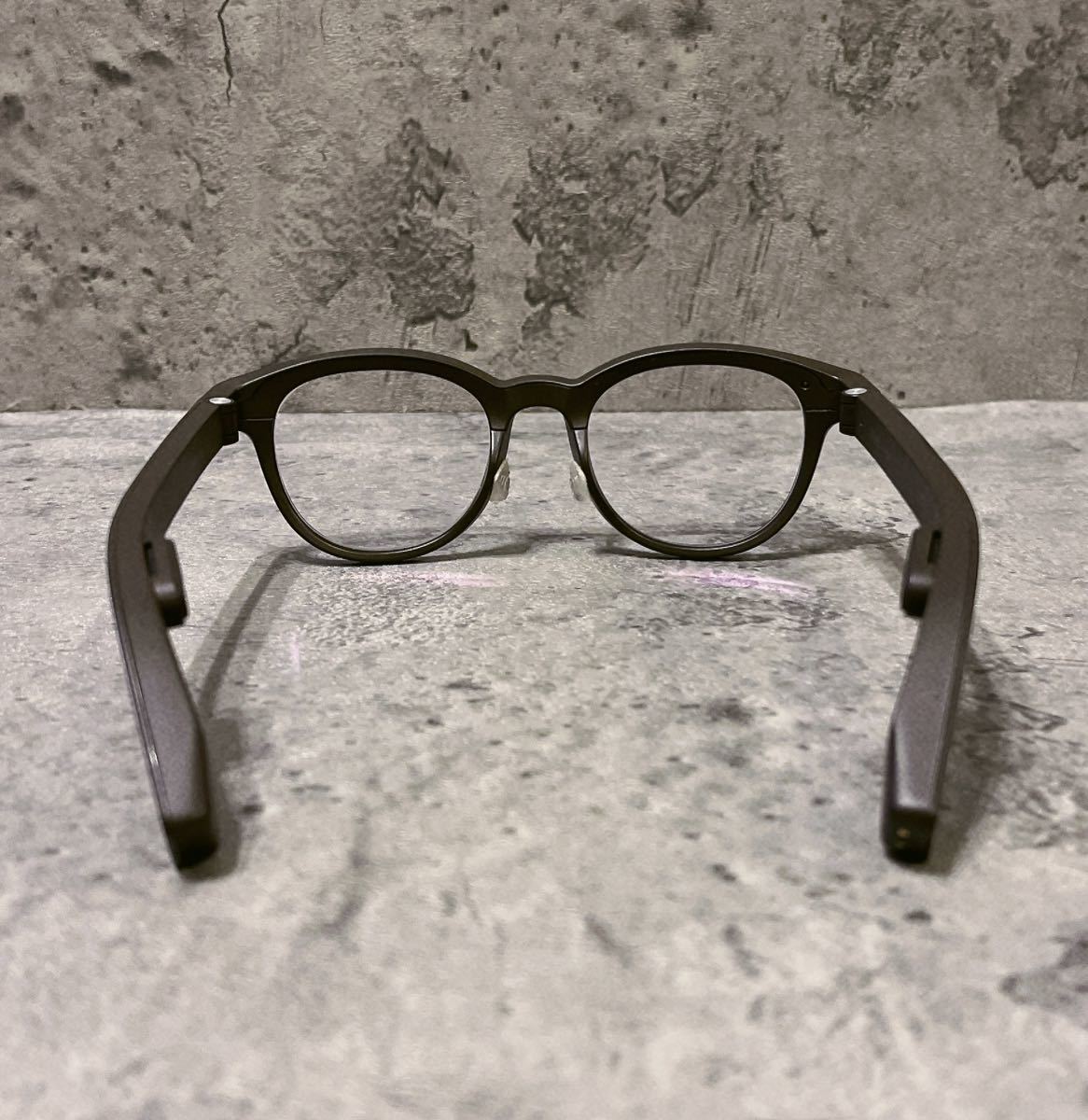 日本産】 美品 Vue Smart Glasses Trendy メガネ型 骨伝導イヤホン