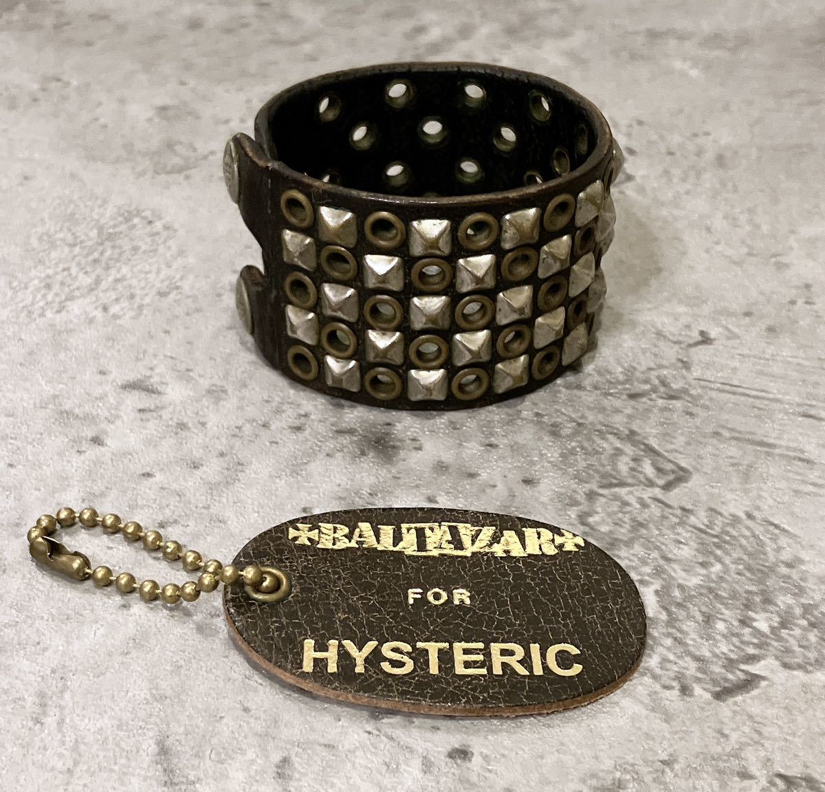希少 hysteric glamor × baltazar バングル スタッズ ヒステリック