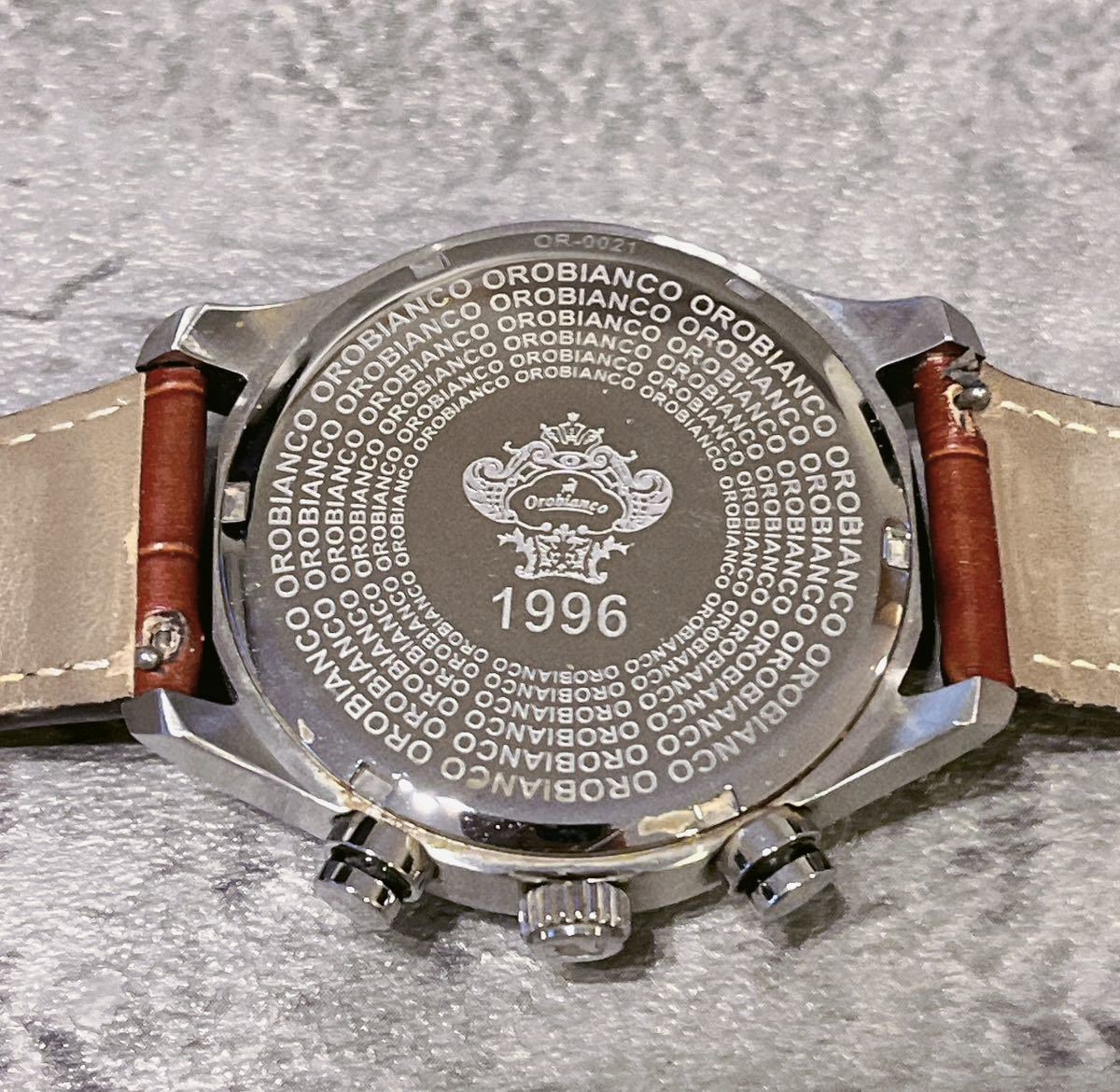希少 美品 Orobianco オロビアンコ 腕時計 OR 0021 クロノ｜PayPayフリマ