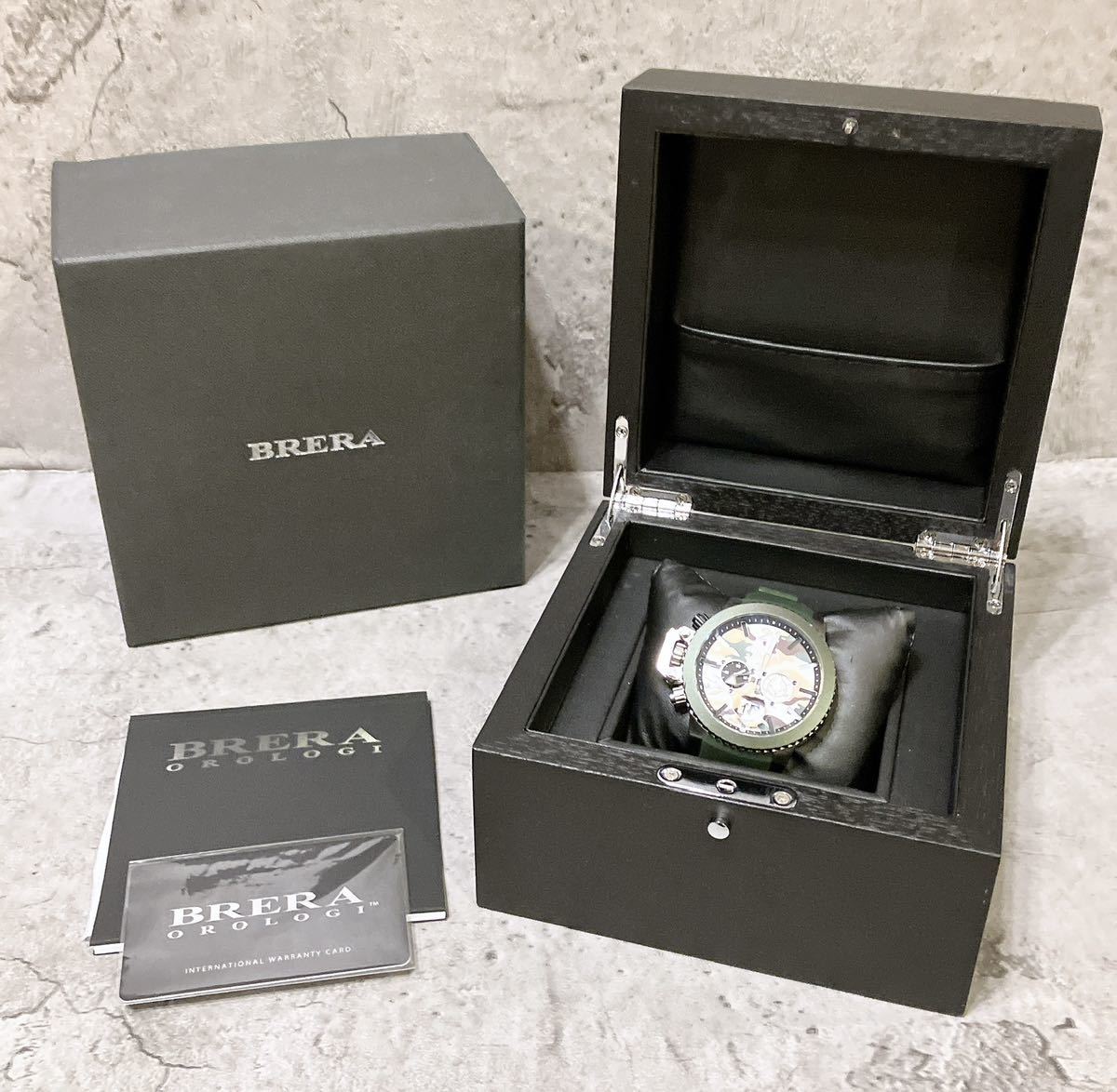 希少 美品 BRERA OROLOGI ブレラ オロロジ ミリターレ 腕時計