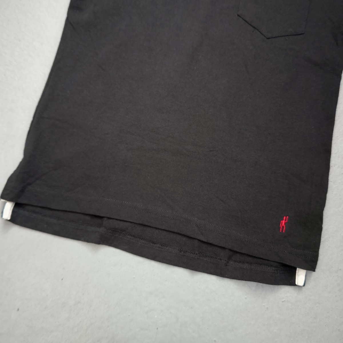 エンジニアードガーメンツ クロス クルーネック ポケットTシャツ【S】ブラック Engineered garments_画像4