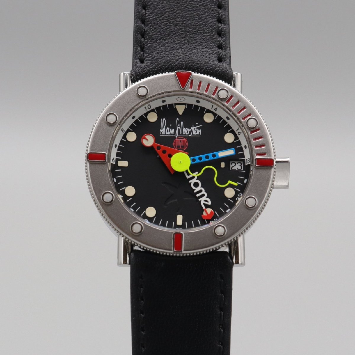 [OH settled ] Alain Silberstein морской G GMT cal2893 самозаводящиеся часы дайвер женский женщина boys 