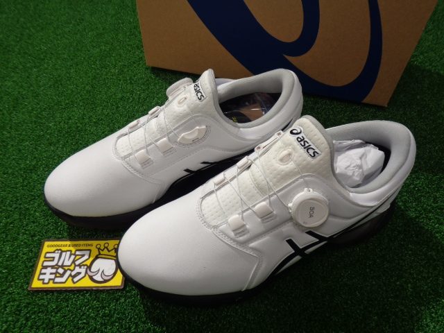 GK栄三越■ 新品 730 ダンロップ(スリクソン) 【27.5】アシックス ゲルエース プロ エム ボア WH/BK◆ホワイト/ブラック◆1111A229◆