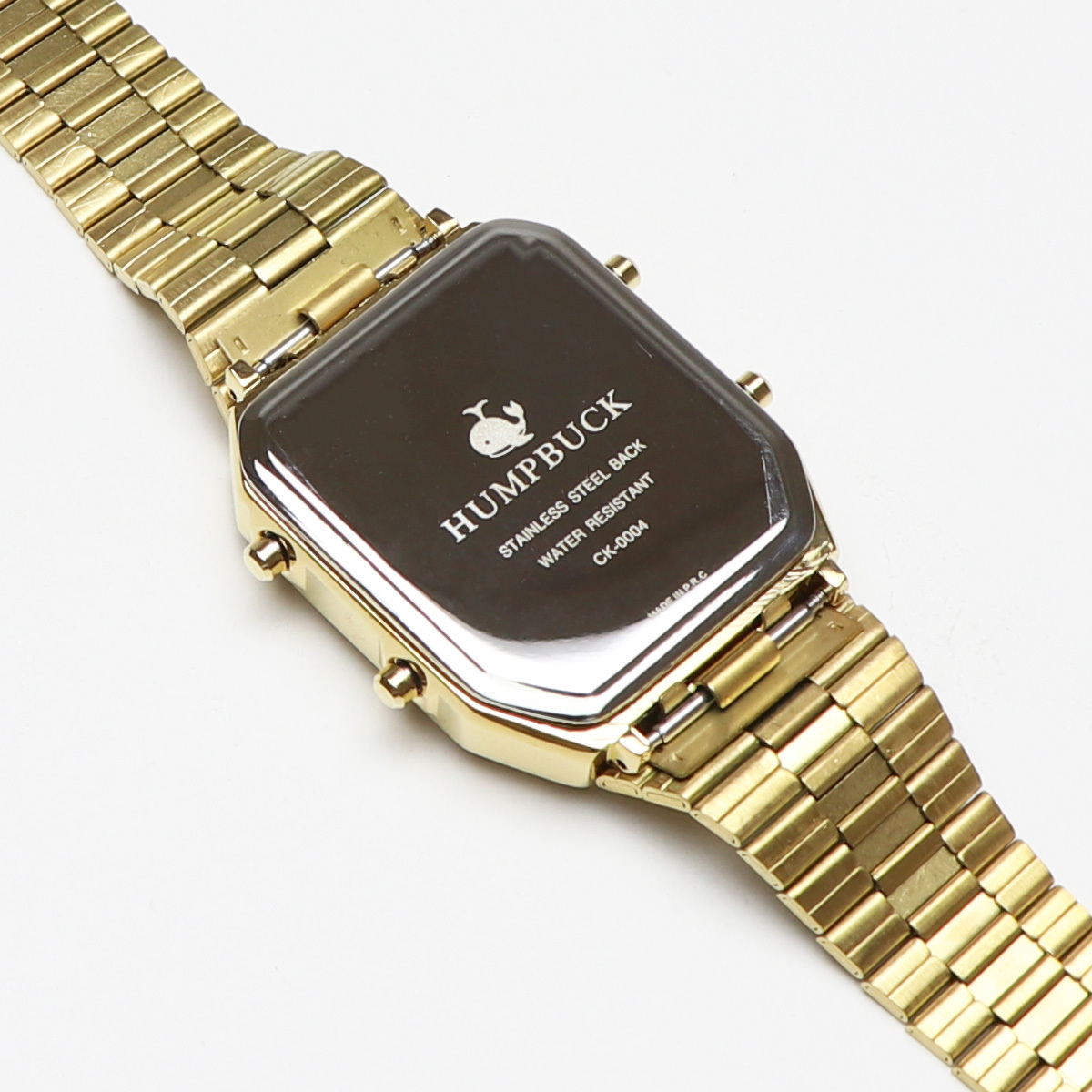 6ヶ月保証 アウトレット アナログ&デジタルテンプ5 ゴールドコクピット 温度計 バックライト 腕時計 ANADIGITEMP アナデジテンプタイプ_画像2