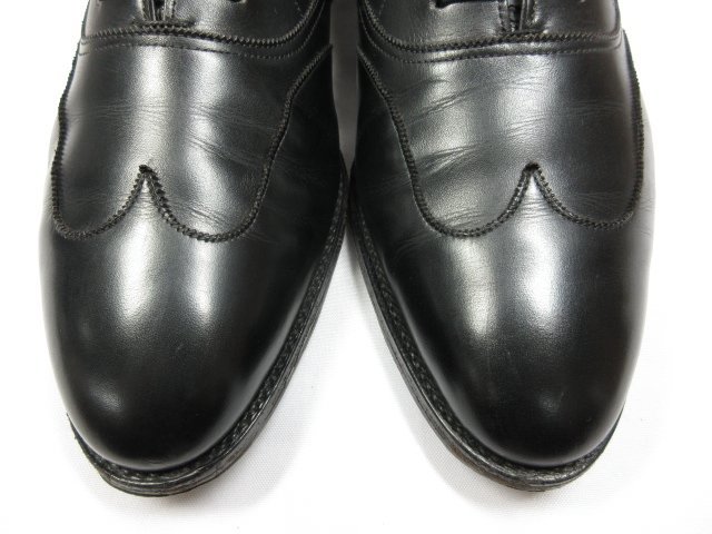 HH 美品 【ジョンロブ JOHN LOBB】 パリロゴ Darby ダービー ウィングチップ 紳士靴 (メンズ) size7E8465 黒 ●18HT2004●_画像3