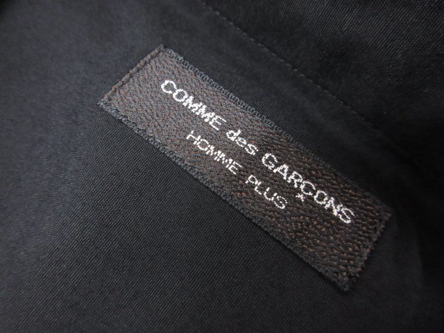 【コムデギャルソンオムプリュス COMME des GARCONS】 AD1992 アーカイブ ヴィンテージ 長袖シャツ(メンズ) 黒 PB-110020●29MK1027_画像3