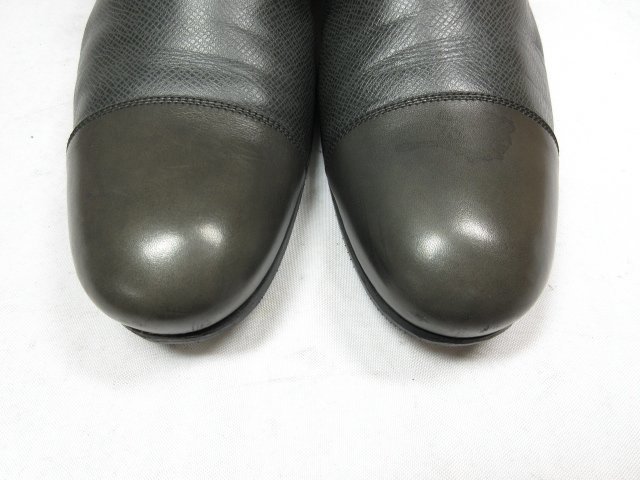 【ルイヴィトン LOUIS VUITTON】ST0111 タイガ×スエード×スムース トリプルレザー 紳士靴 (メンズ) size7.5 カーキ ●18MZA3370●_画像2