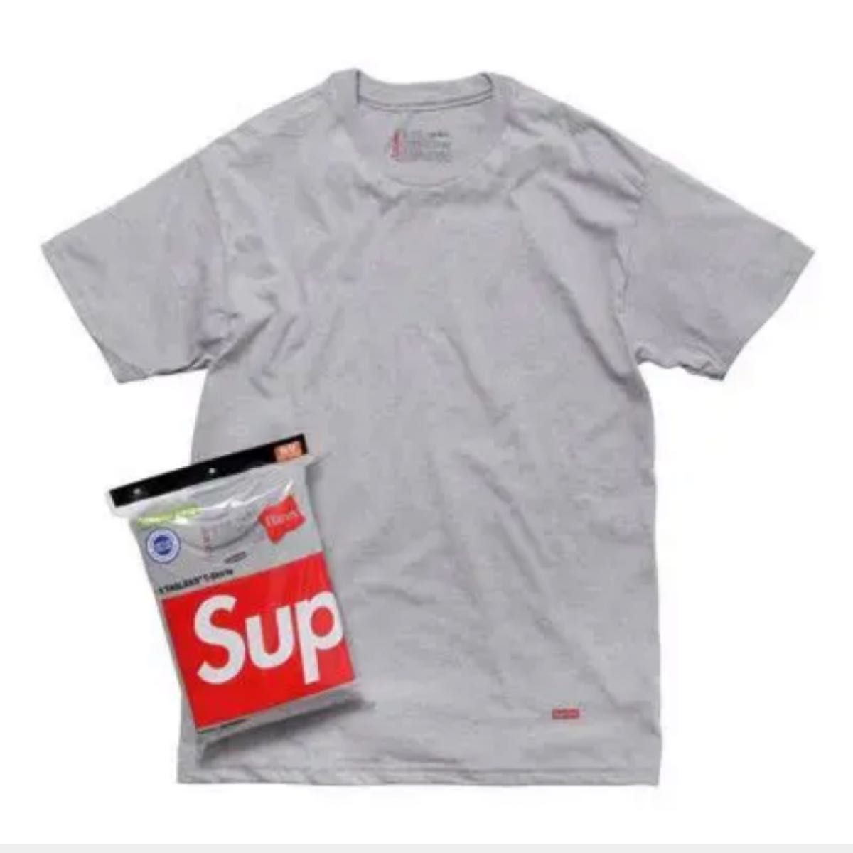 Supreme  Hanes  tagless tee Small box Logo 極レア超希少シーズン限定カラー　gray1枚