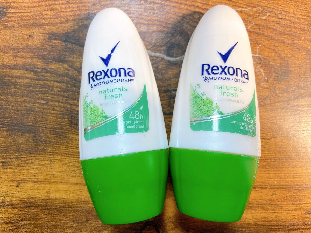 新品 Rexona レクソナ デオドラント ロールオン ナチュラルフレッシュ45ml x 2本 制汗 ロールオン roll on