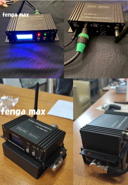 ■ ワイヤレス受信機 2.4g ワイヤレス トランスミッター ■ DMX 512 コントローラ受信機 液晶ディスプレイ ディスコ DJ D969_画像9
