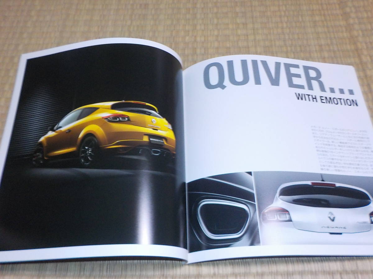 * Renault [MEGANE Megane Renault sport ] catalog /2012 year 7 month /OP publication 