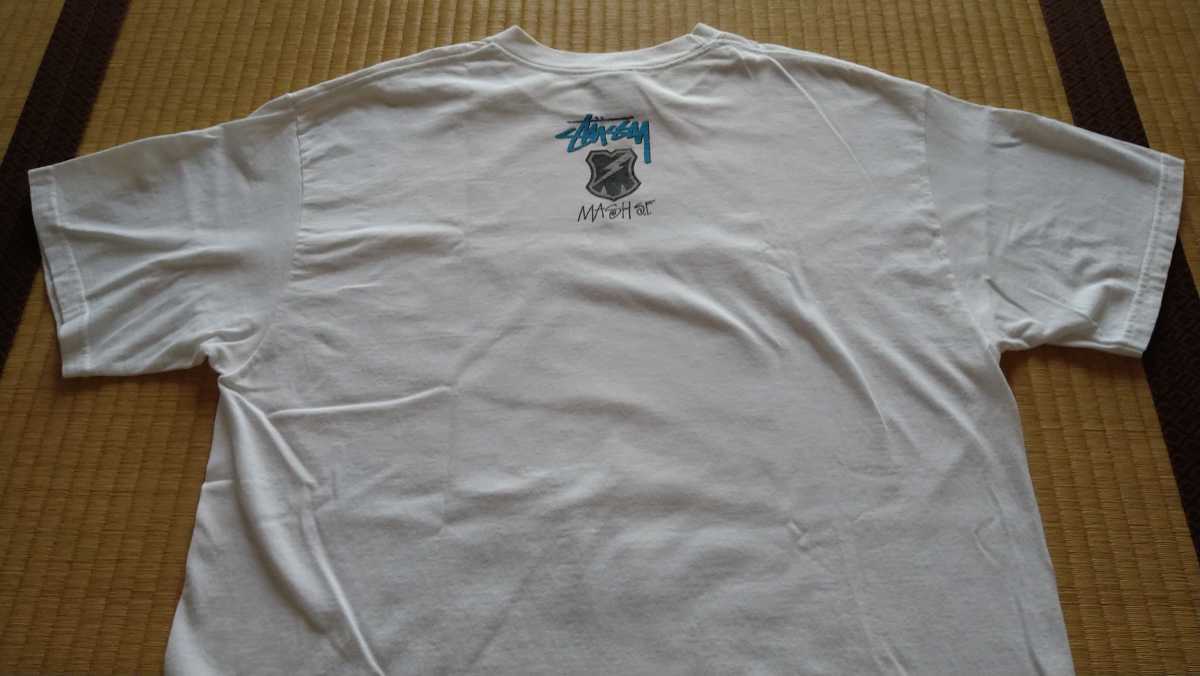 STUSSY ステューシー フォトTシャツ バイク Lサイズ オールド STUSSY ステューシー フォトTシャツ バイク Lサイズ オールド