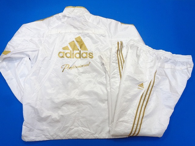 有名ブランド adidas 12774□美品 professional 2XO サイズ 金 白