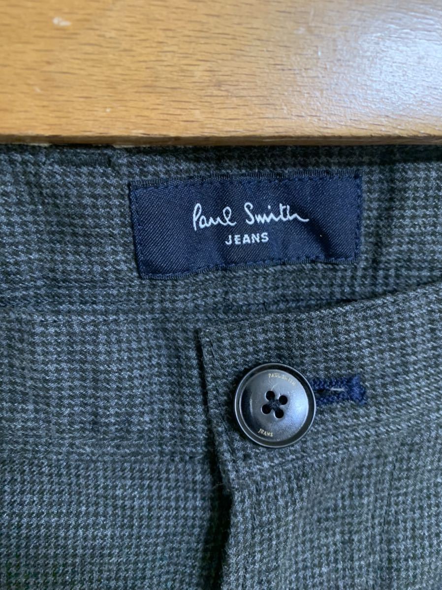 ［Paul Smith］JEANS ポールスミス　ストレートパンツ　ダークグレー系　Mサイズ Y1149_画像2