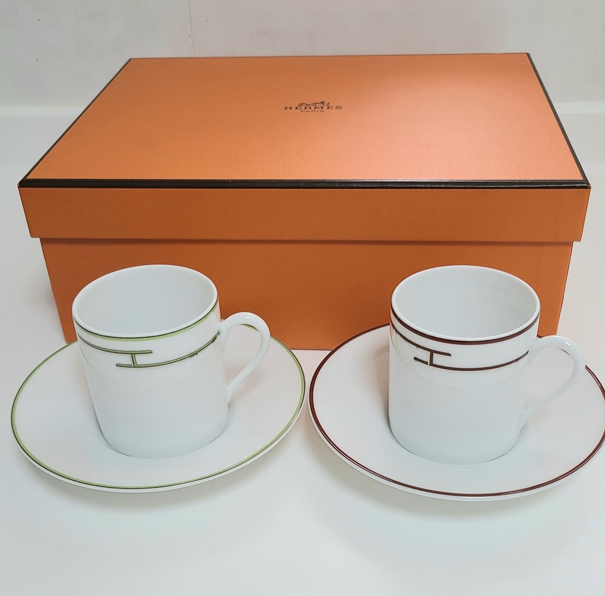 格安新品 HERMES リズム カップ&ソーサー 2客 エルメス - store