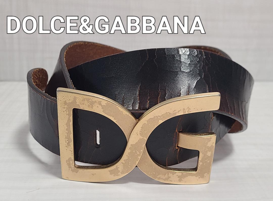 Dolce&Gabbanaドルチェ&ガッバーナD&G/ドルガバロゴバックルベルト-