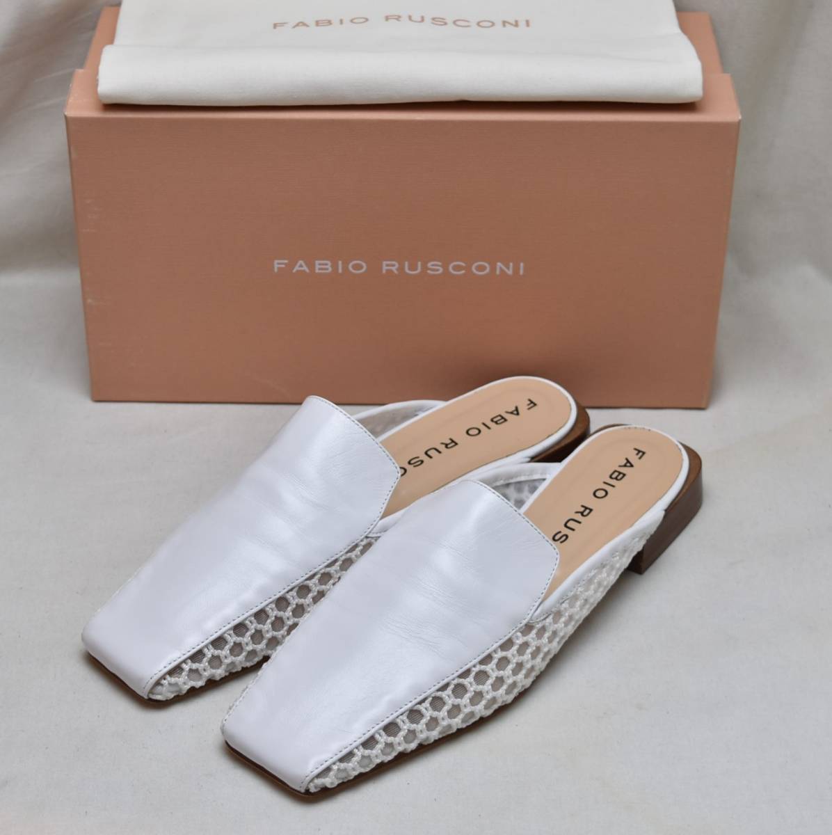 Fabiorusconi fabiooruscon Shies корень корень Bianco S-6103 35 22,5 см эквивалент Италии