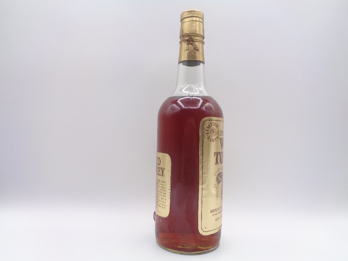 WILD TURKEY 12年 ワイルド ターキー リミテッド エディション ゴールド バーボン ウイスキー 750m 50,5％ 箱入 未開封 古酒 P16440の画像5