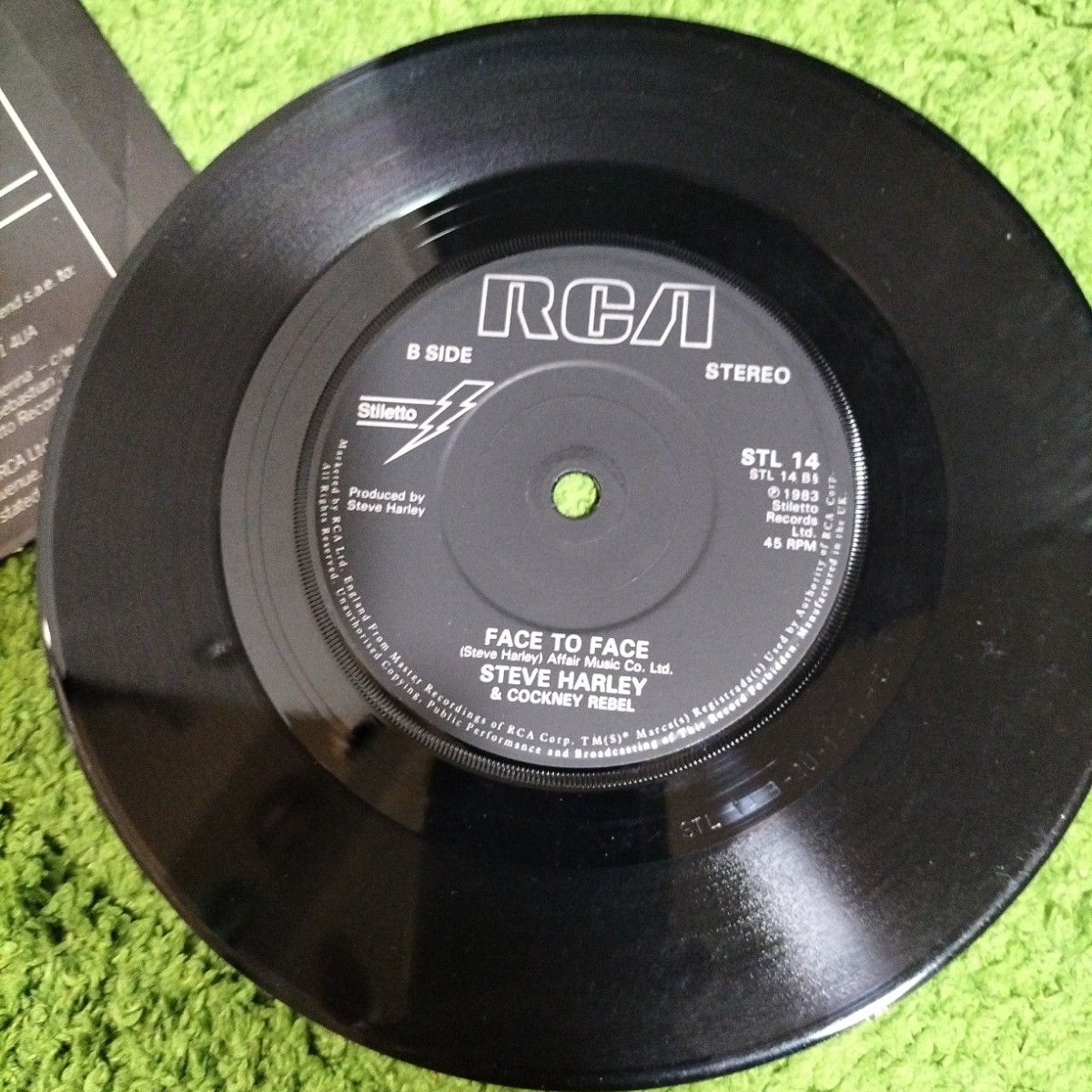 『スティーブハーレイ』シングルレコード　コックニーレベル　デッドストック　超入手困難　コレクターズアイテム　出品者送料負担