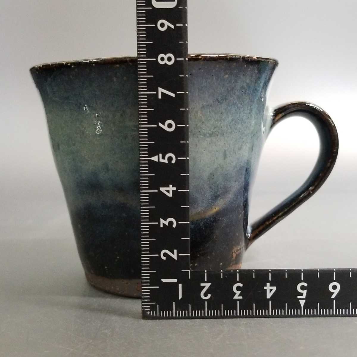 .71) Hagi . гора корень Kiyoshi . синий Hagi кружка кофейная чашка .. контейнер не использовался новый товар включение в покупку приветствуется 